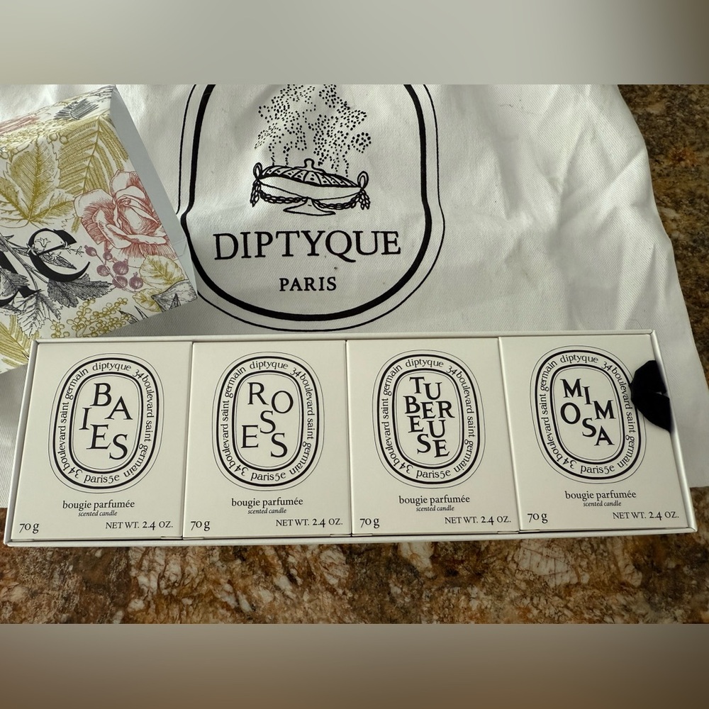 Diptyque Paris Candle Collection set of 4